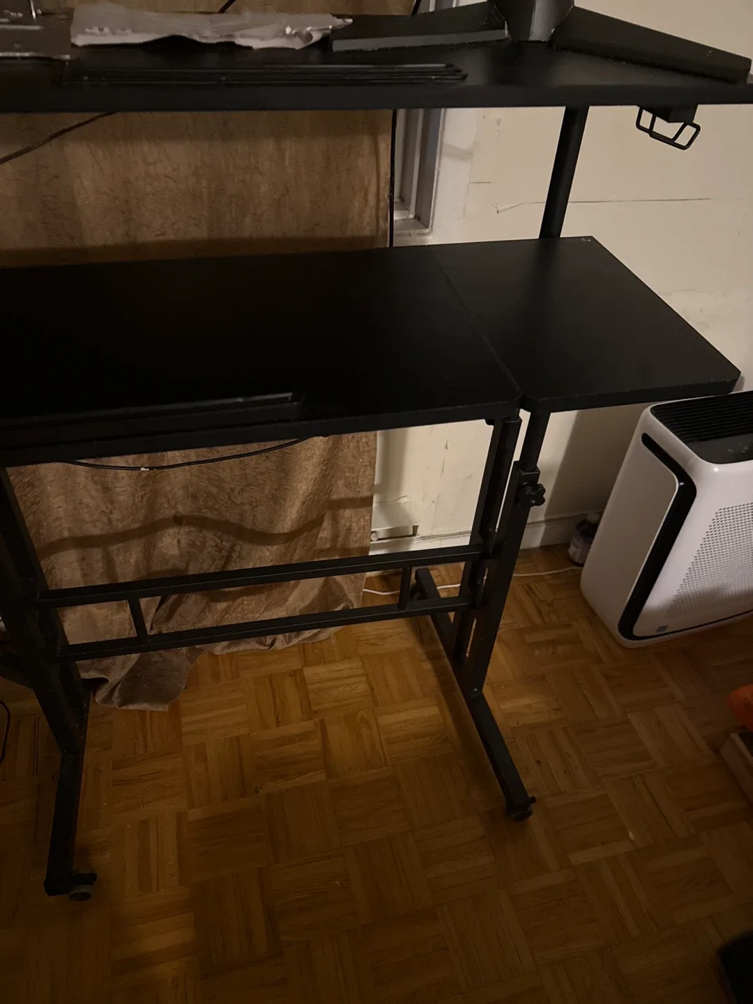 URGENT MOVING Black Adjustable Standing Desk