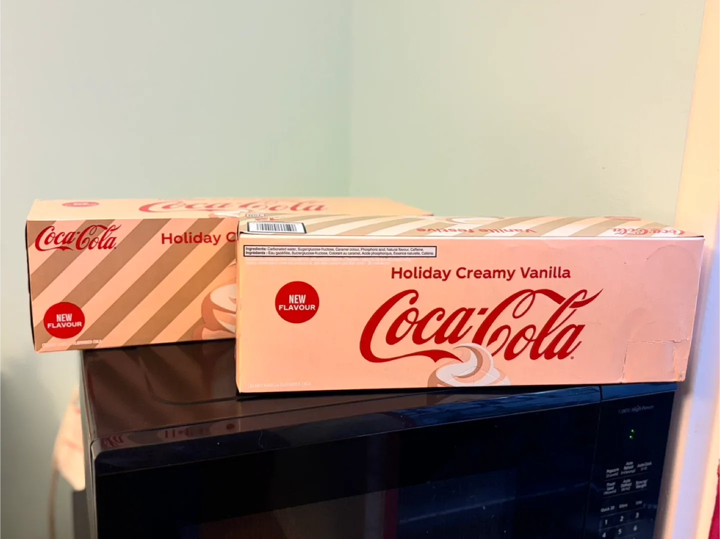 2 x Coca-Cola Holiday Creamy Vanilla 12-Pack