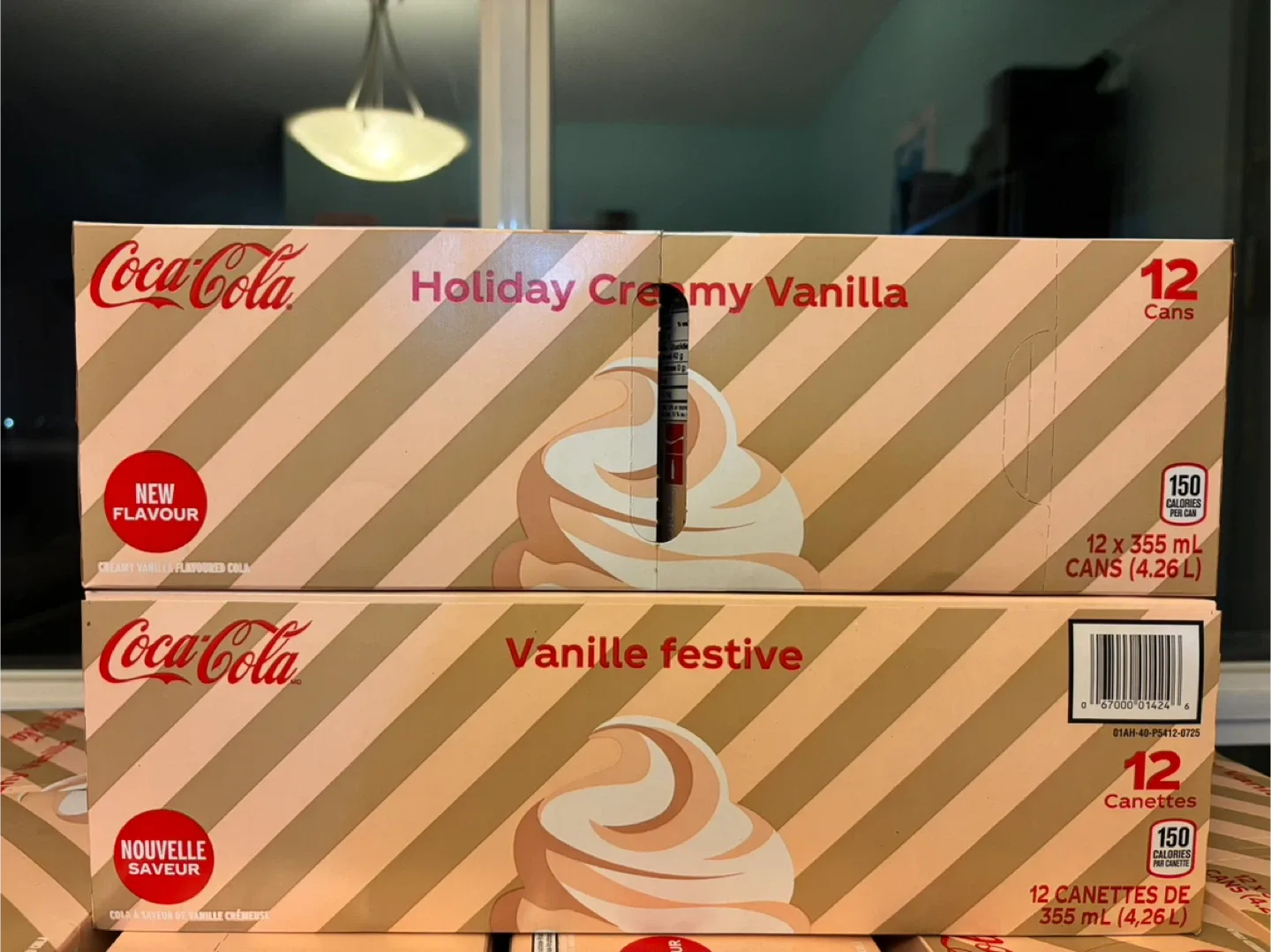 2 x Coca-Cola Holiday Creamy Vanilla 12-Pack image indicator(2)