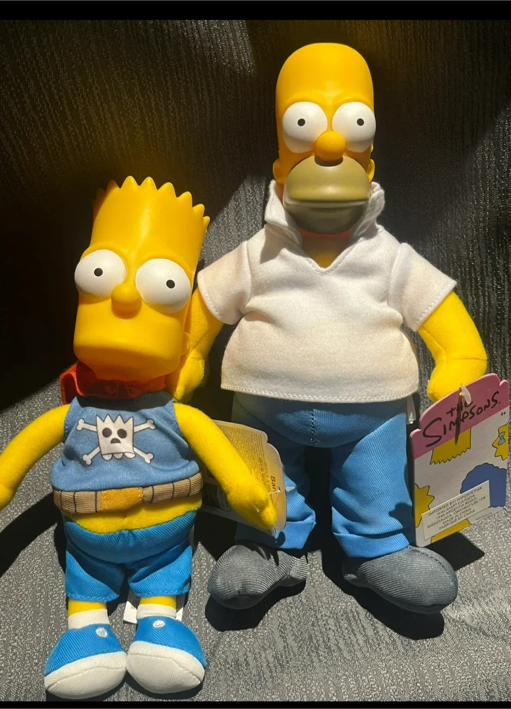 The Simpsons Plush Dolls - Homer & Bart