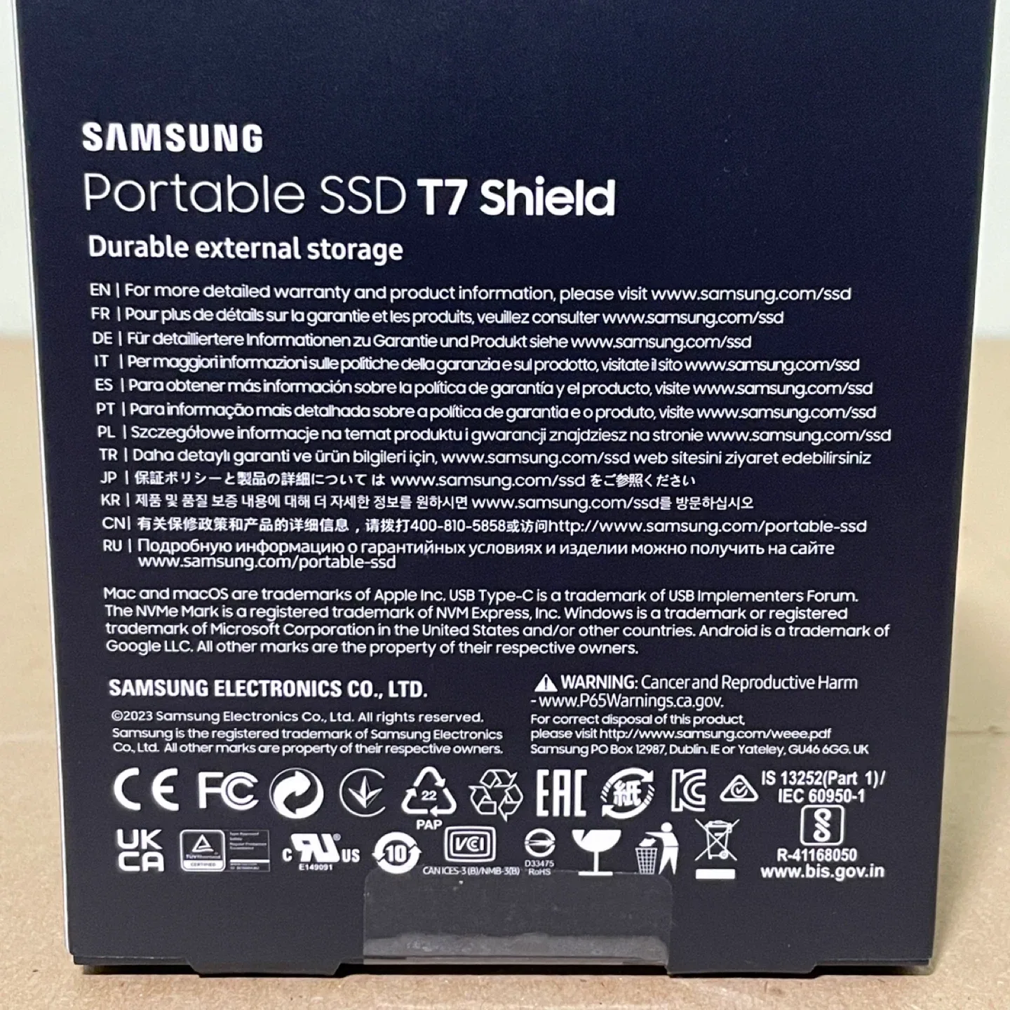 Samsung T7 Shield 2TB Portable SSD (NEW SEALED) image indicator(6)