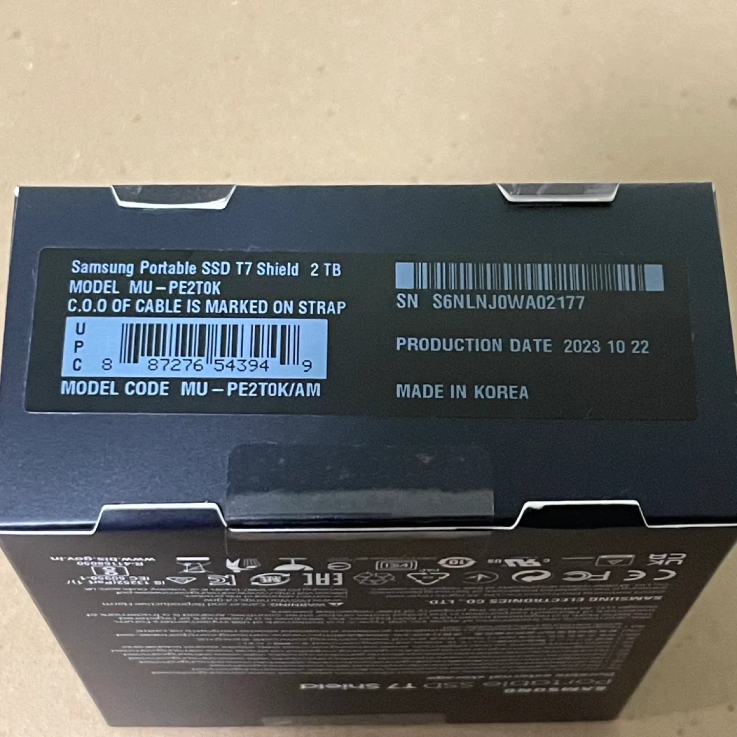 Samsung T7 Shield 2TB Portable SSD (NEW SEALED) image indicator(8)