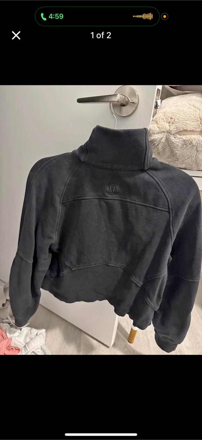 Lululemon Black Half-Zip Pullover