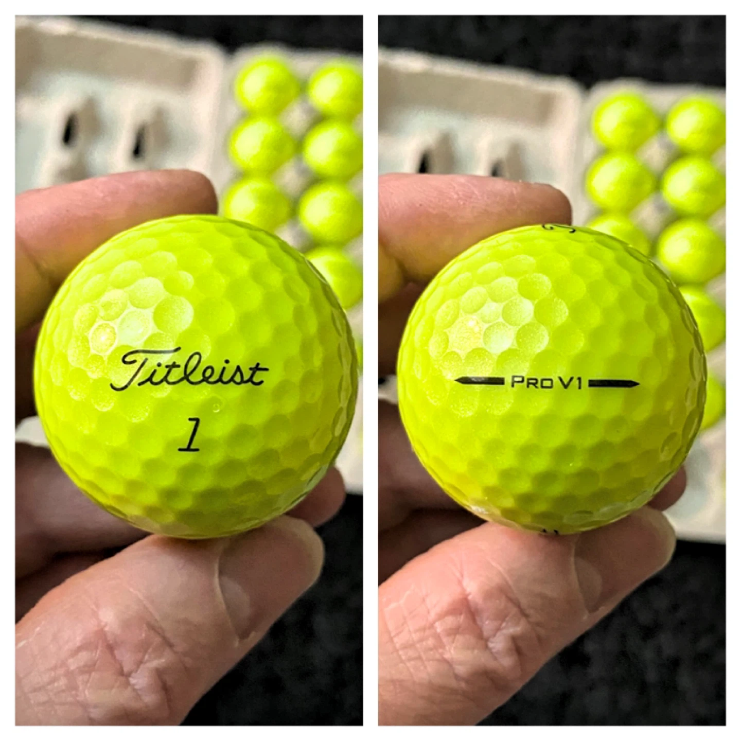 18 Titleist ProV1 Yellow 2025 Edition Golf Balls - photo 3