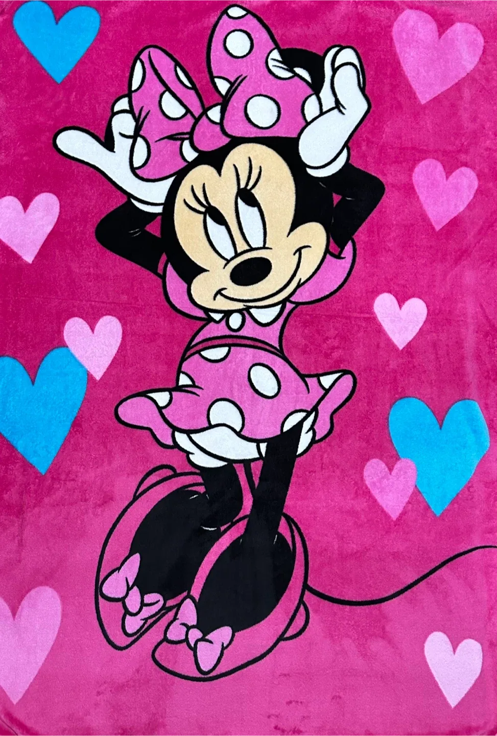 Disney Minnie Mouse Plush Throw Blanket