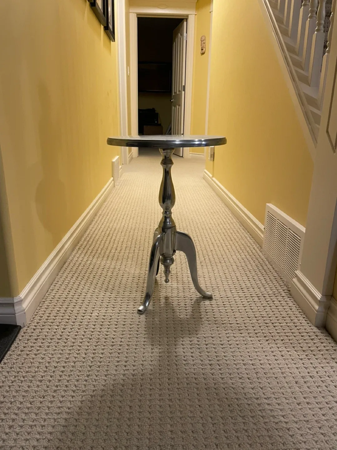 Silver Accent Table - 23" Height