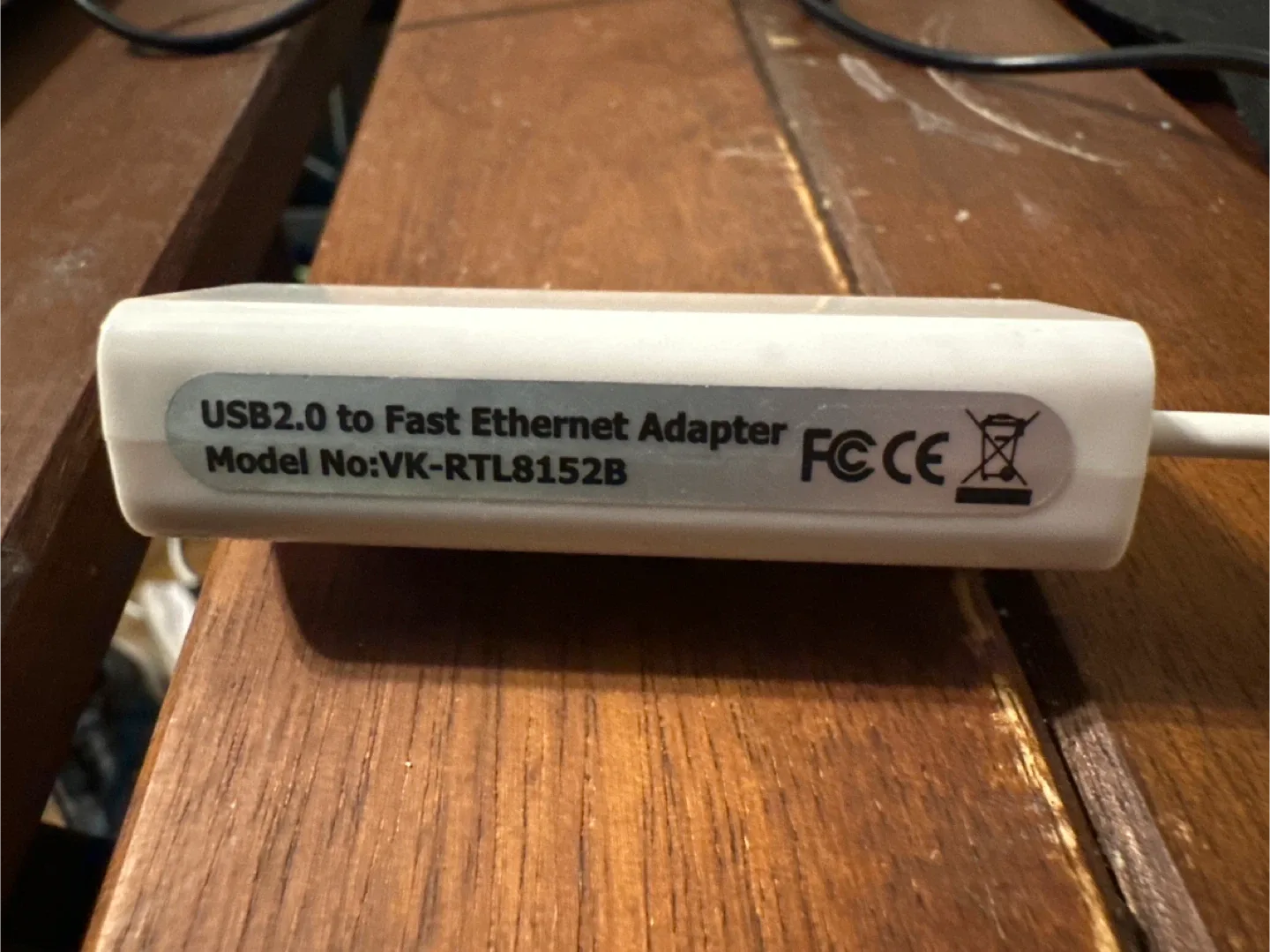 Mobilock USB 2.0 to Fast Ethernet Adapter VK-RTL8152B image indicator(2)