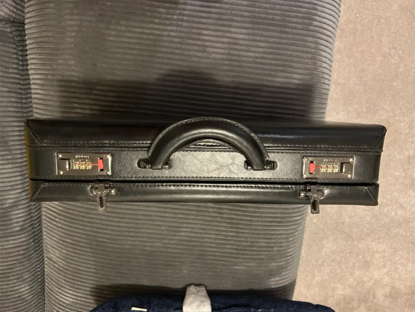 Bugatti Black Attache Case image indicator(2)