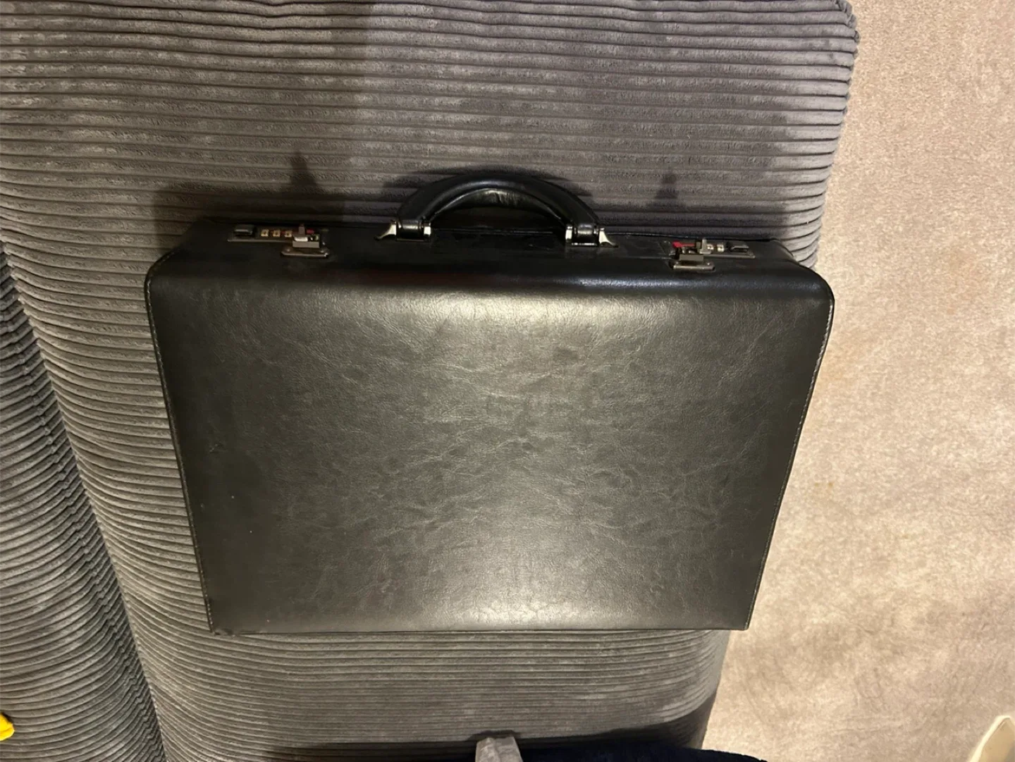 Bugatti Black Attache Case