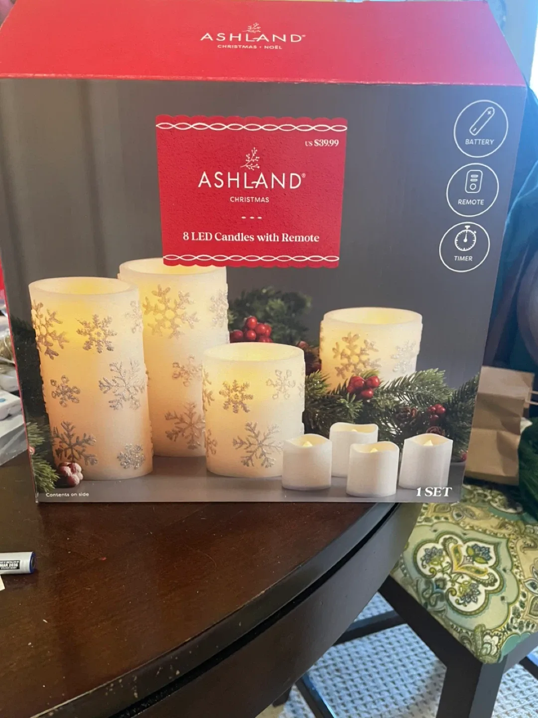 Ashland Christmas LED Candles with Remote