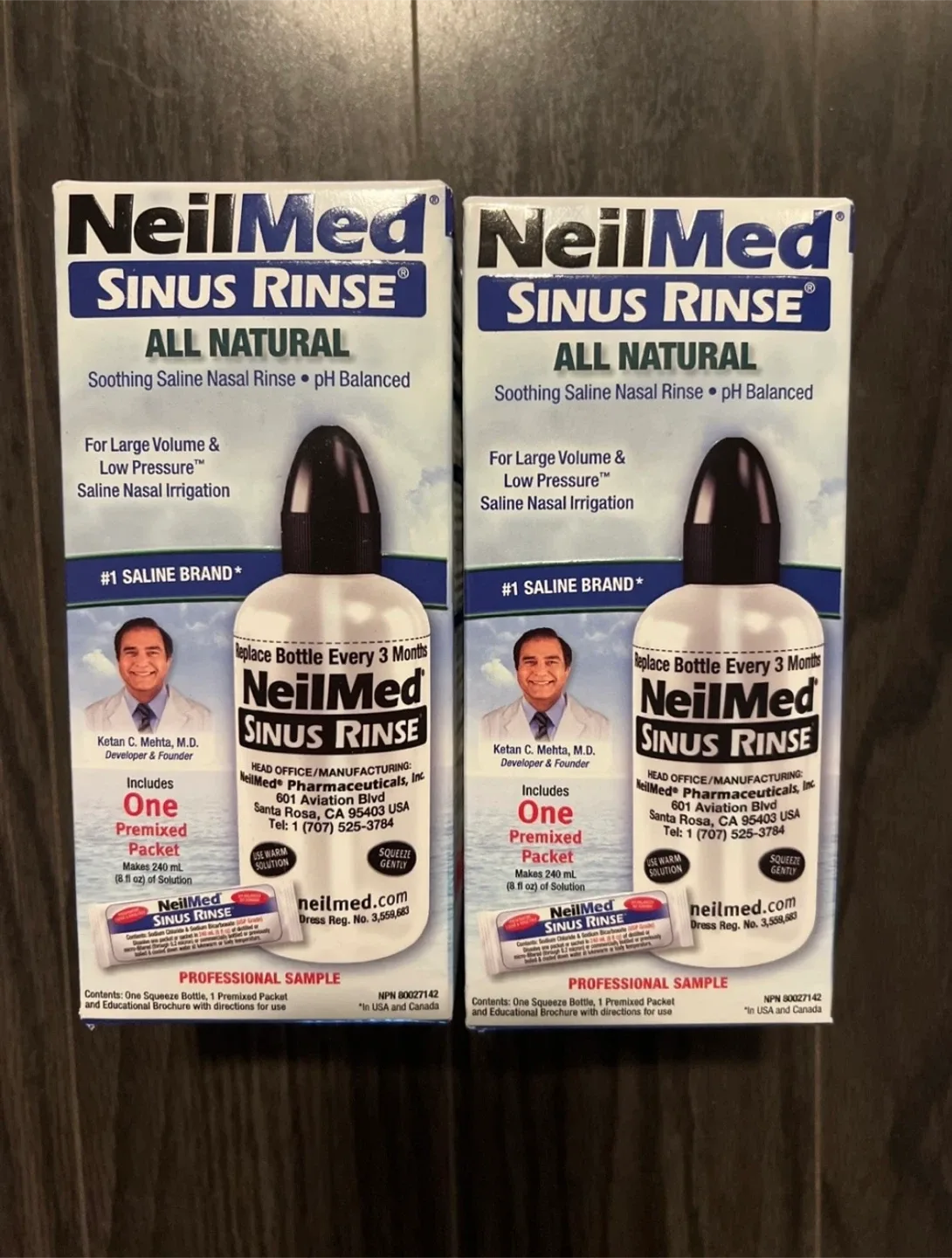 NeilMed Sinus Rinse - All Natural