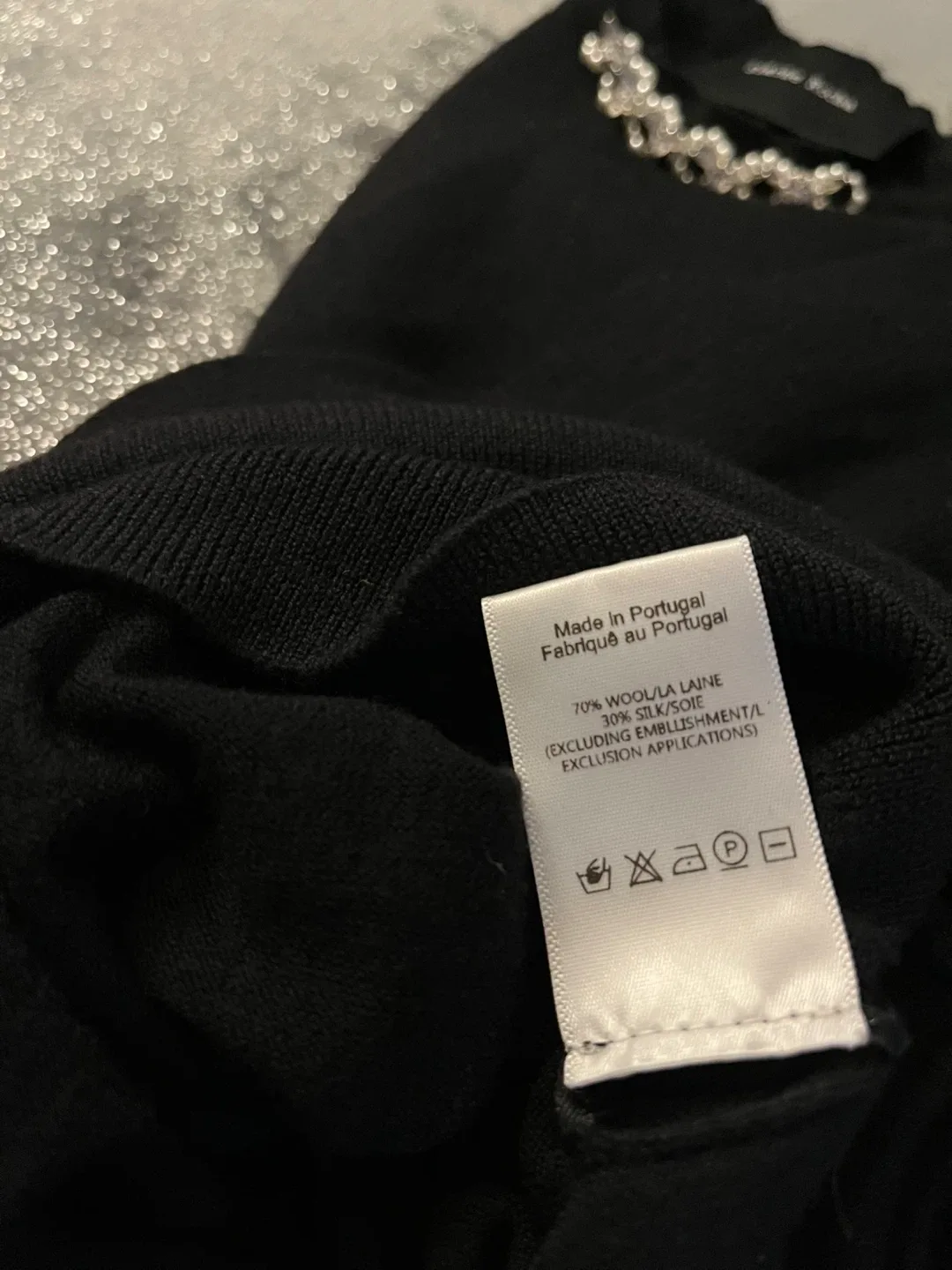 Simone Rocha Black Wool/Silk Blend Top image indicator(5)