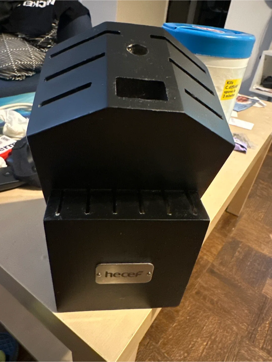 hecef Knife Block - Black