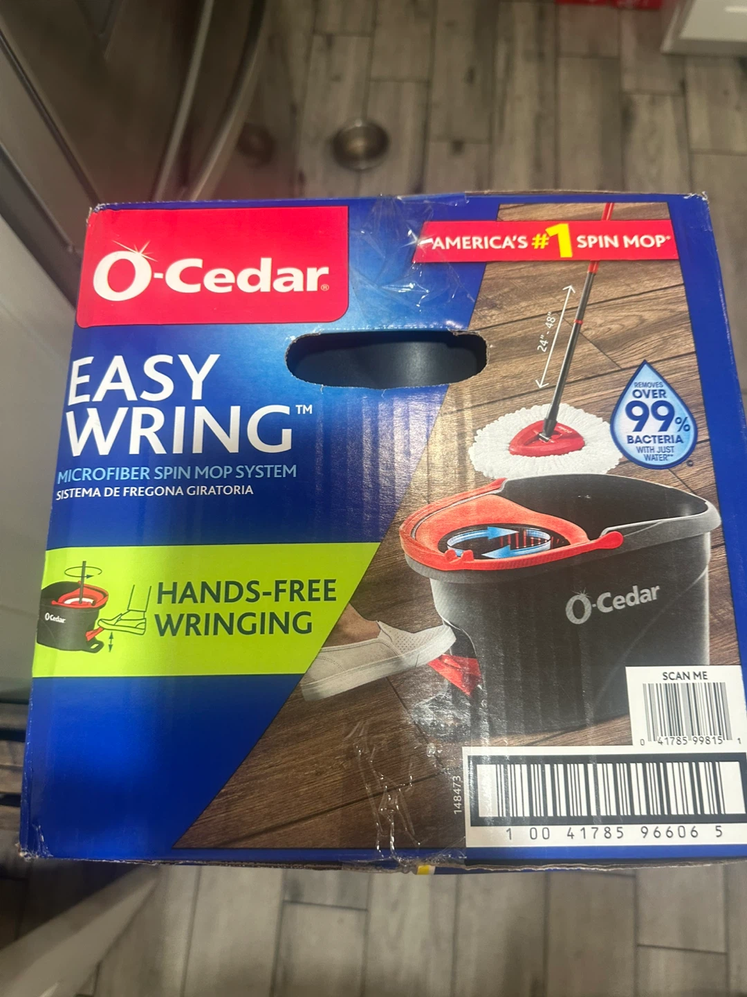 O-Cedar Easy Wring Microfiber Spin Mop System - New in Box - photo 2