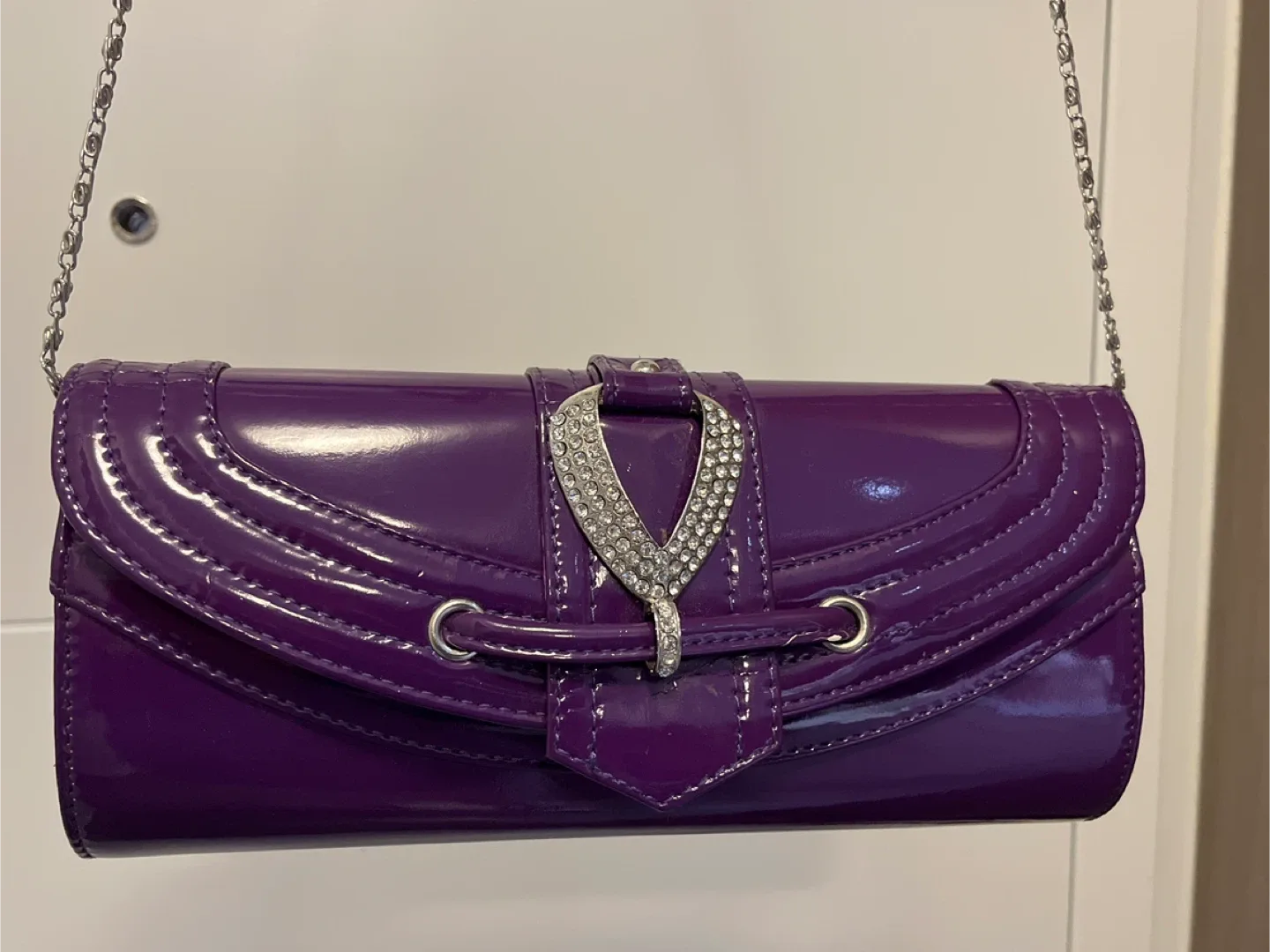 Purple Evening Clutch Bag