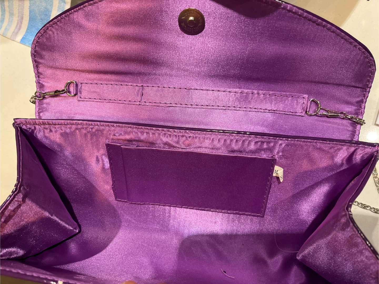Purple Evening Clutch Bag - photo 2