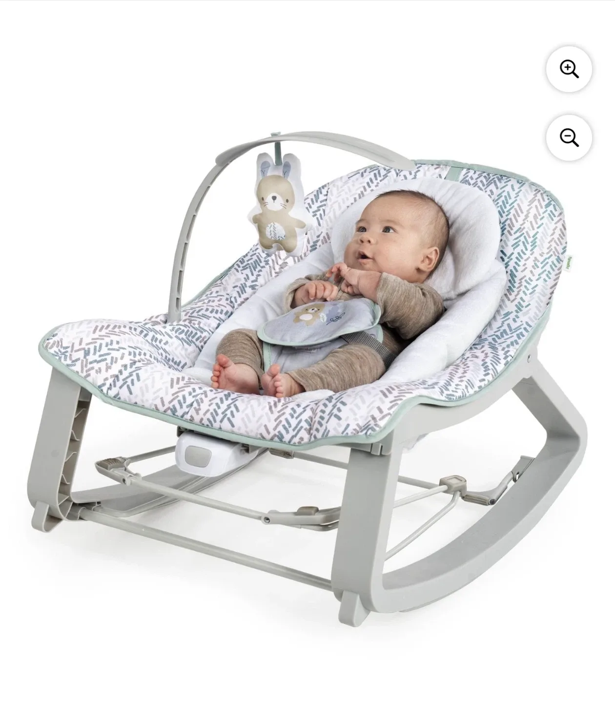 Ingenuity Keep Cozy 3-in-1 Baby Bouncer - Like New!