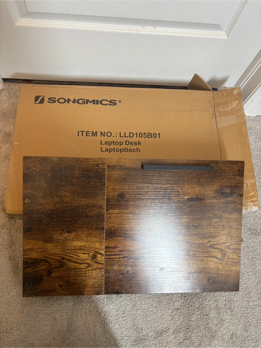 Foldable Adjustable Laptop Bed Desk image indicator(7)