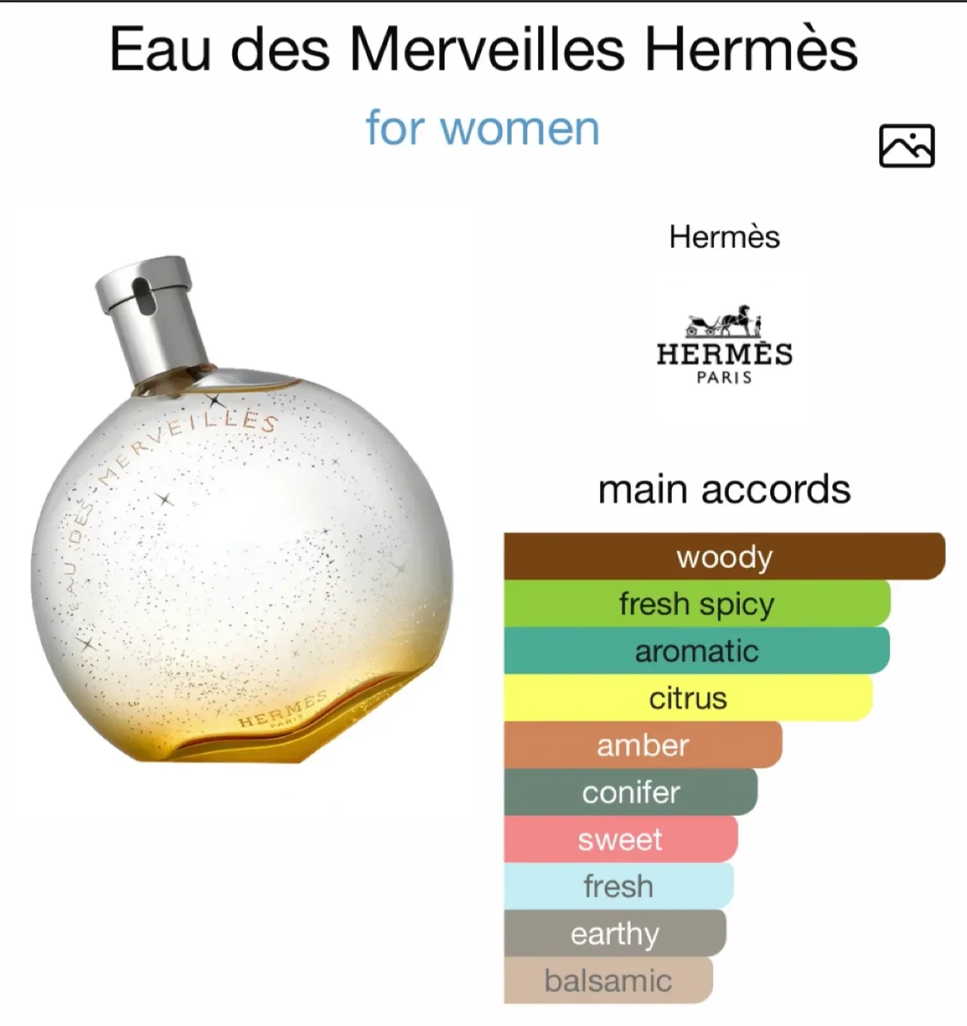 Hermès Eau des Merveilles 7.5 mL EDT Perfume image indicator(3)