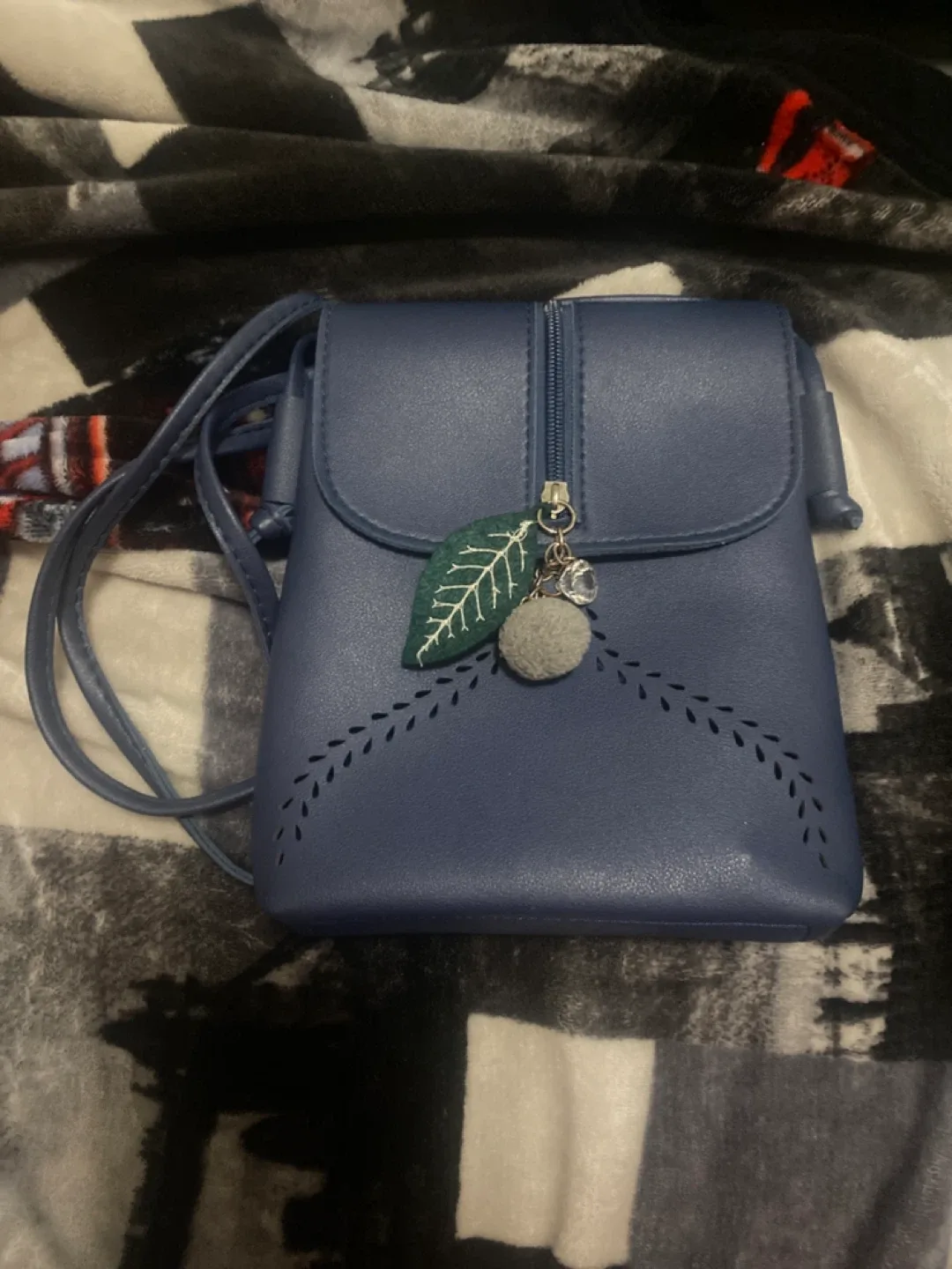 Blue Crossbody Bag