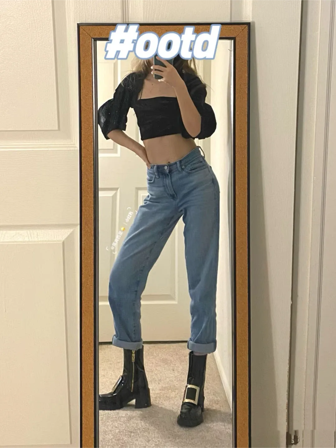 New Fashion Black Patent Leather Ankle Boots - Size 7 image indicator(8)