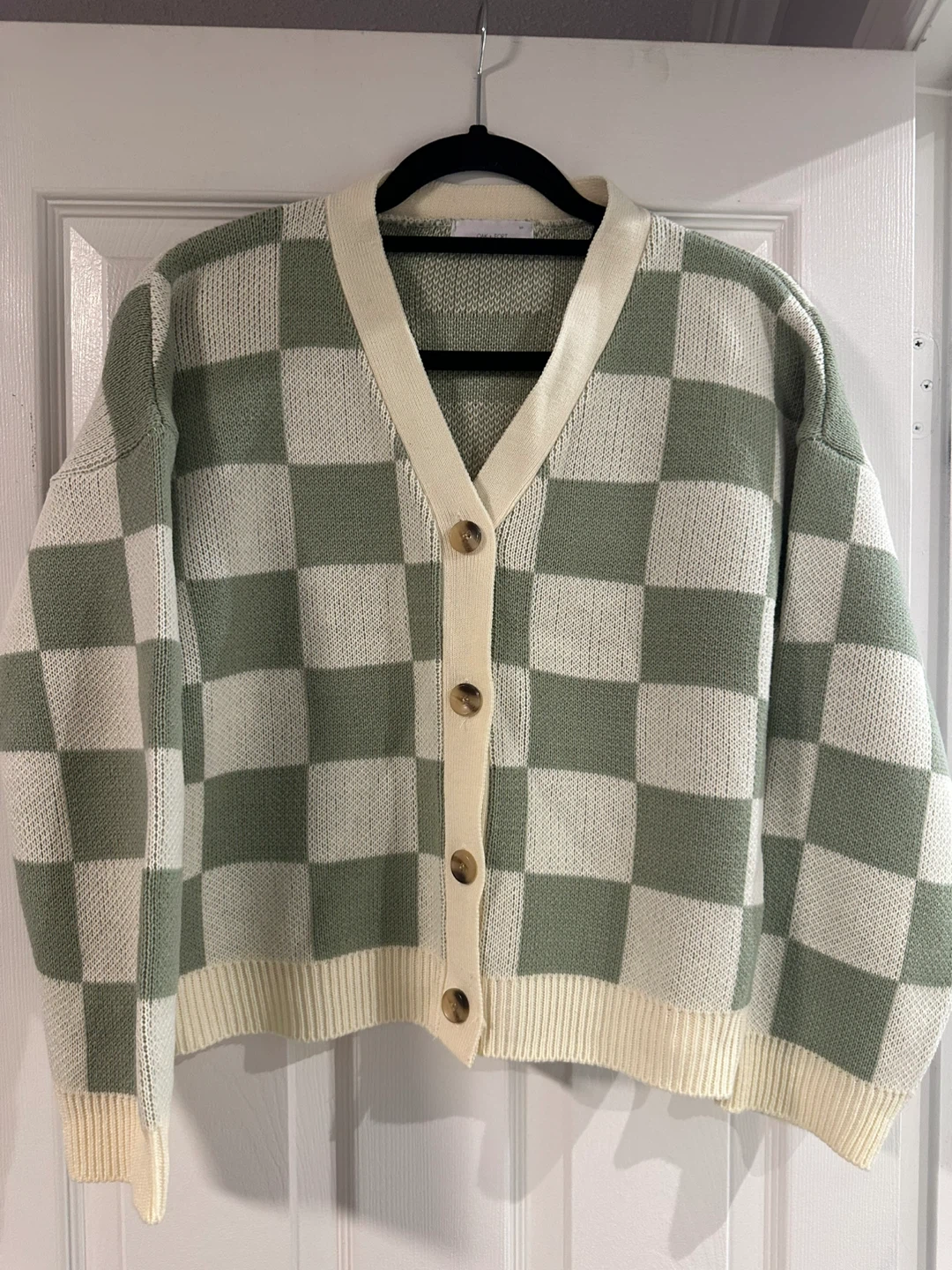 Oak + Fort Checkered Cardigan - photo 2