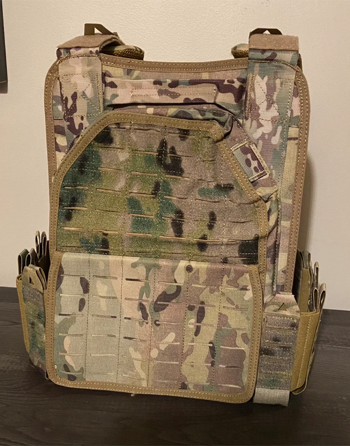 Tactical Vest for Men Quick Release Adjustable Airsoft Vest image indicator(2)