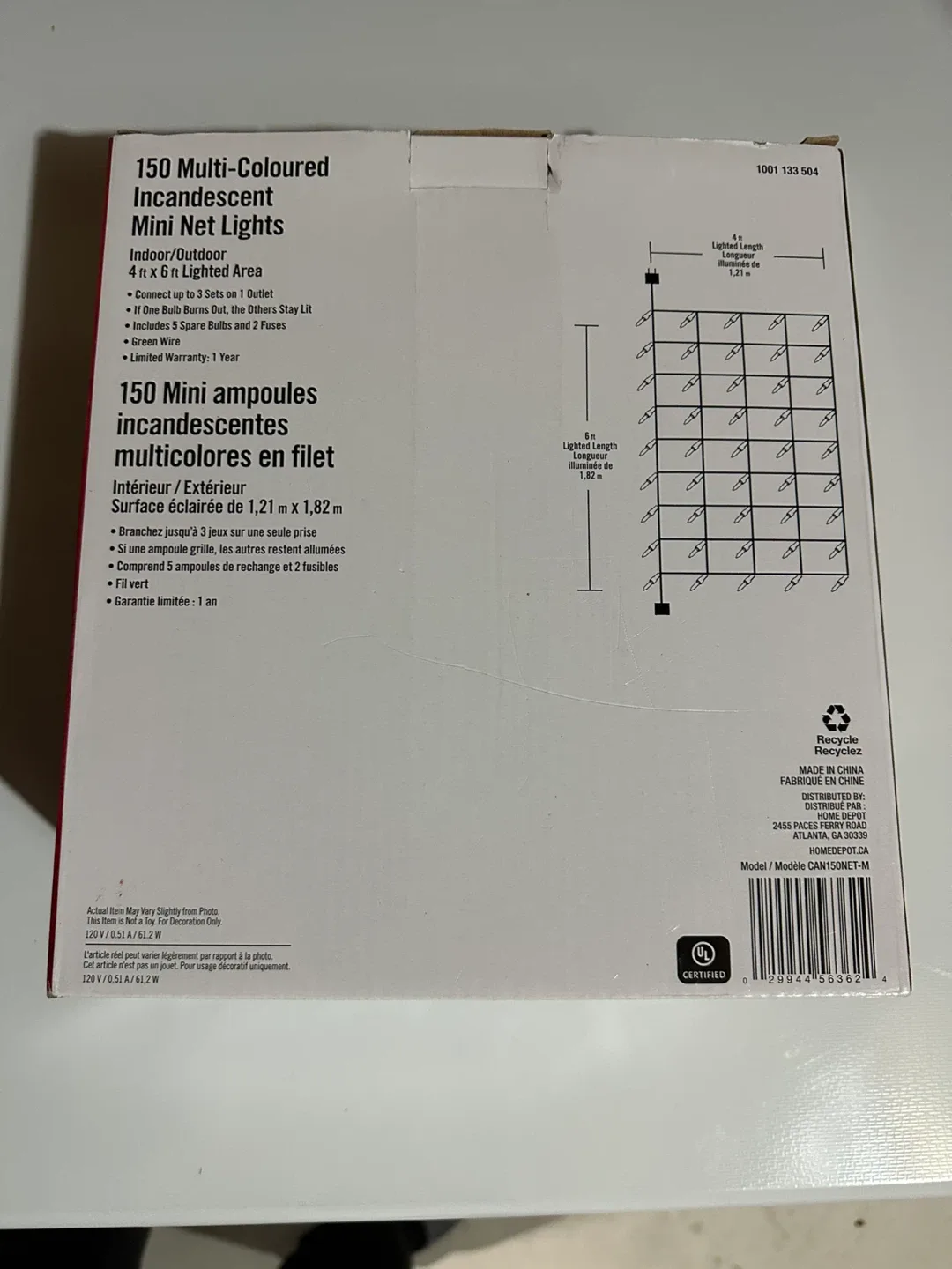 Home Accents 150 Multi-Coloured Mini Net Lights image indicator(3)