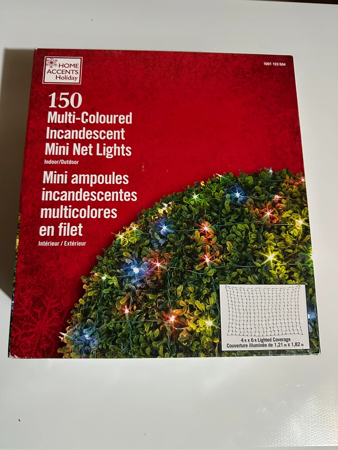 Home Accents 150 Multi-Coloured Mini Net Lights