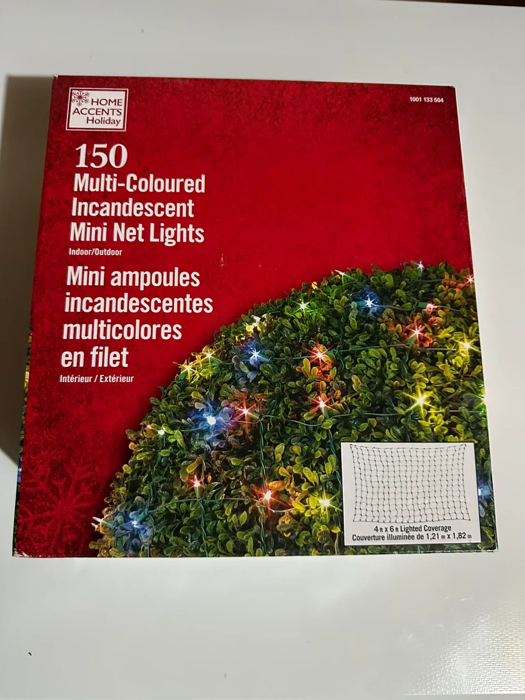 Home Accents 150 Multi-Coloured Mini Net Lights