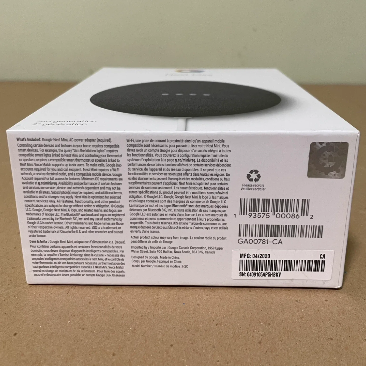 Google Nest Mini 2nd Generation NEW image indicator(4)