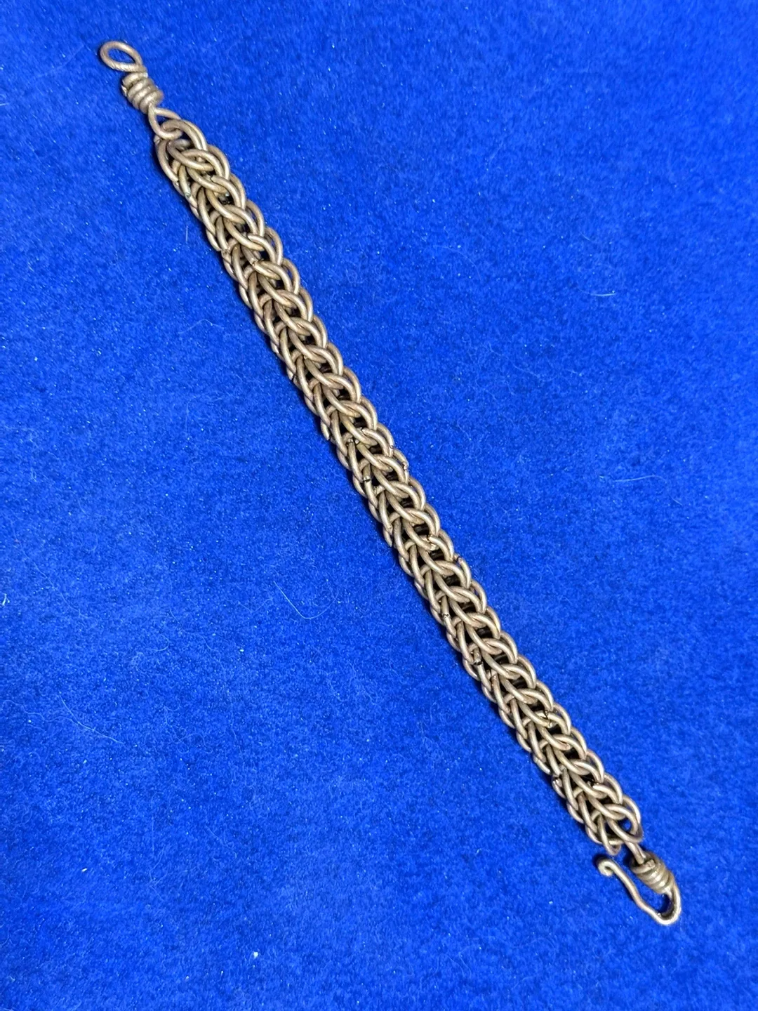 Handmade chonky chainmail copper Bracelet