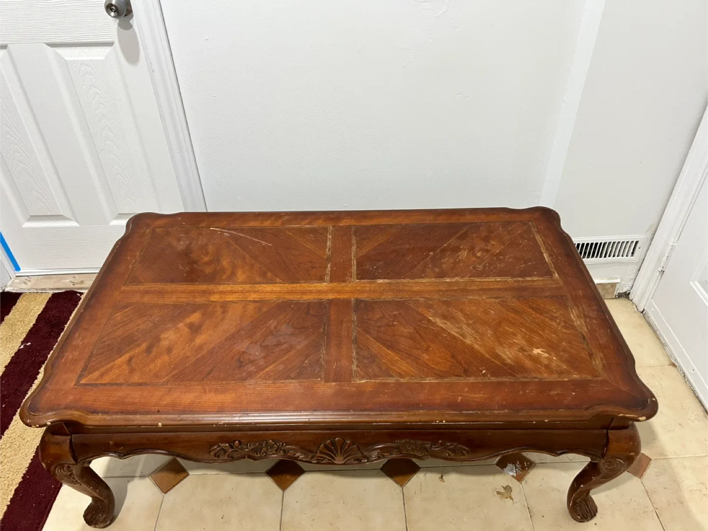 Vintage Wooden Coffee Table image indicator(3)