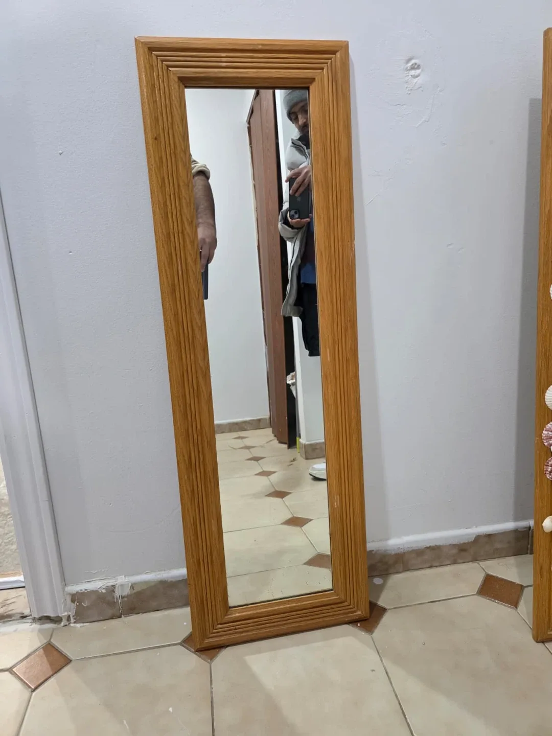 Wooden Framed Mirror image indicator(2)