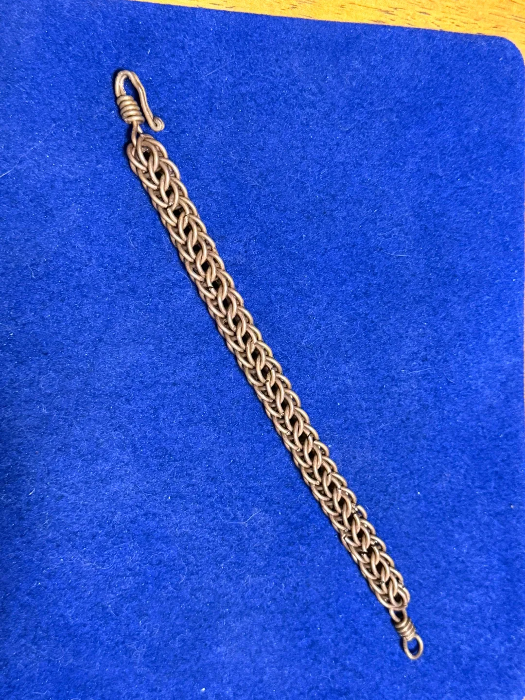 Handmade Copper chainmail Bracelet