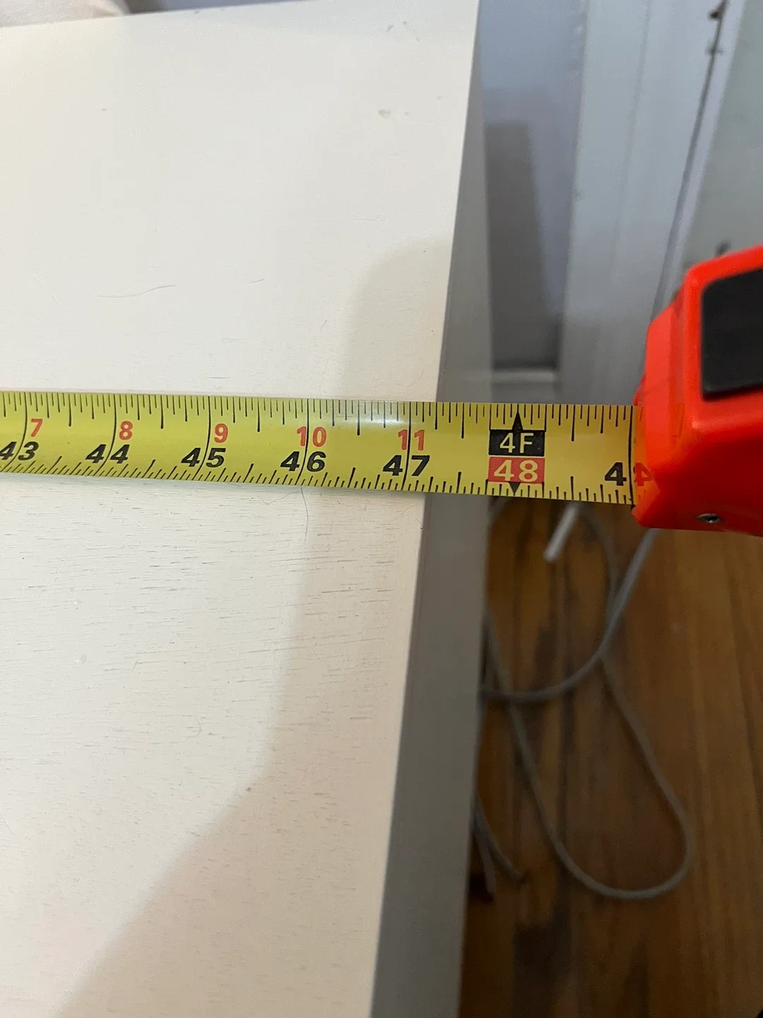 White Media Console /tv stand - 48" Length image indicator(2)