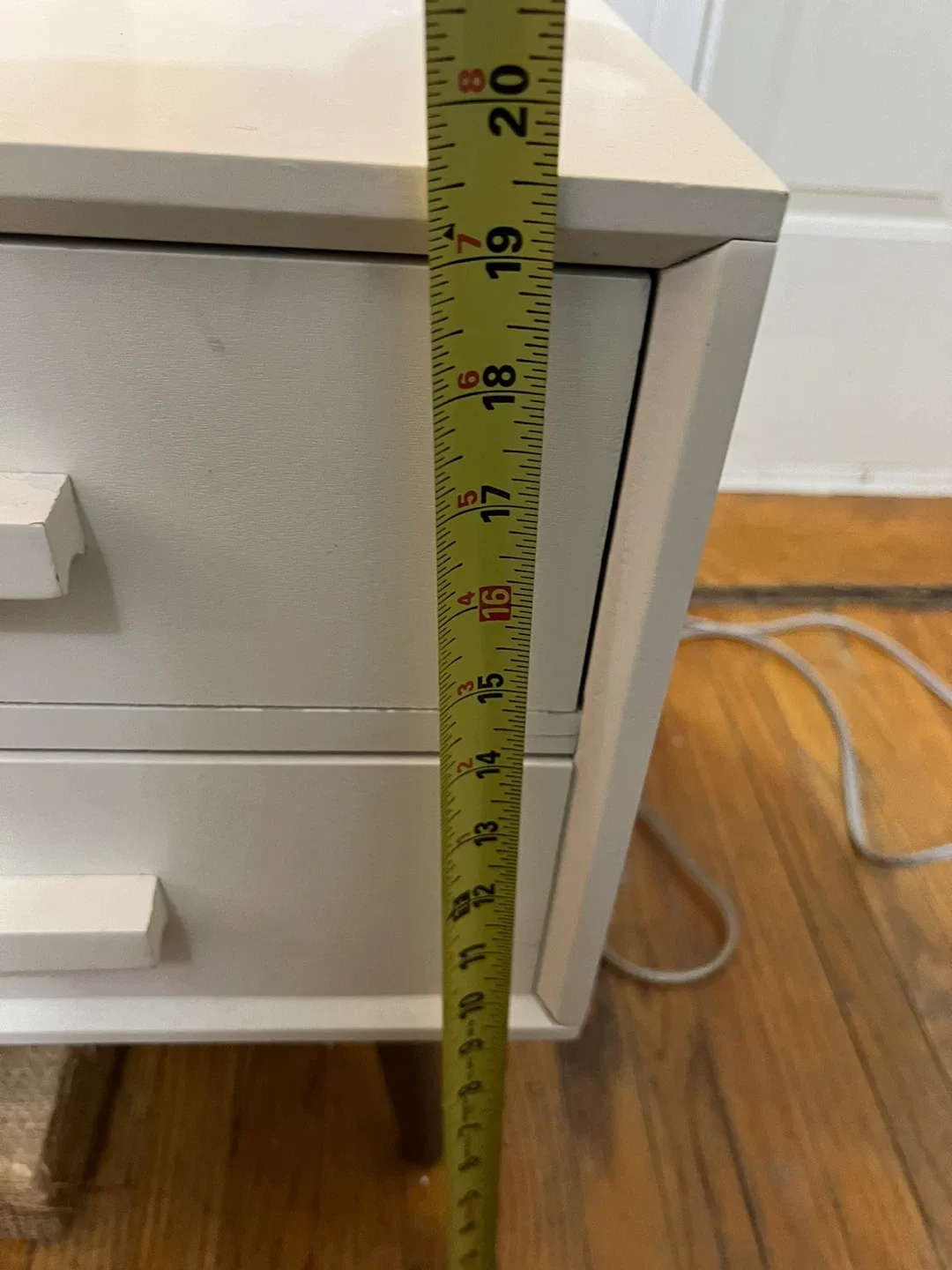 White Media Console /tv stand - 48" Length image indicator(4)