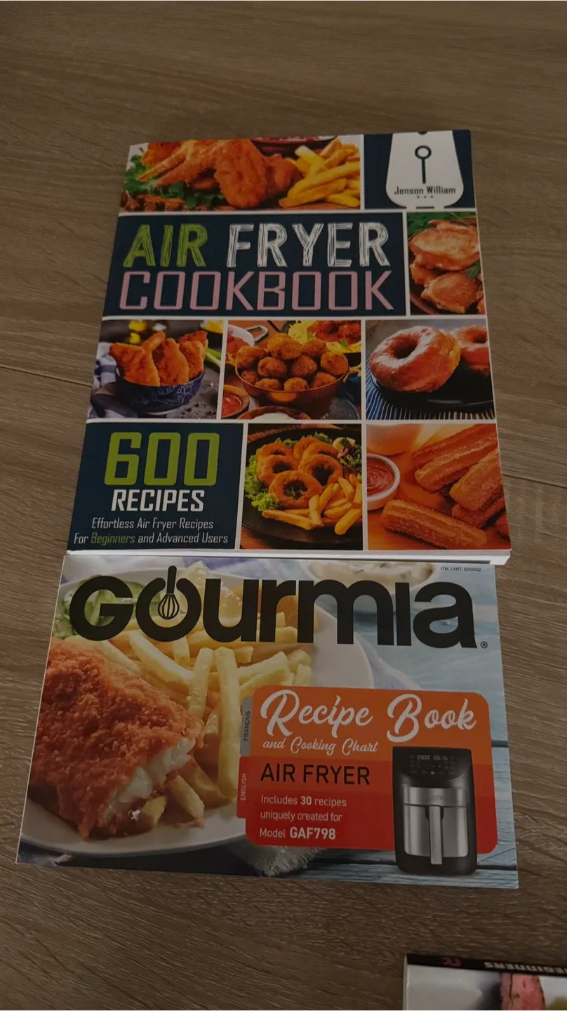 Air Fryer Cookbooks (Jenson William & Gourmia)