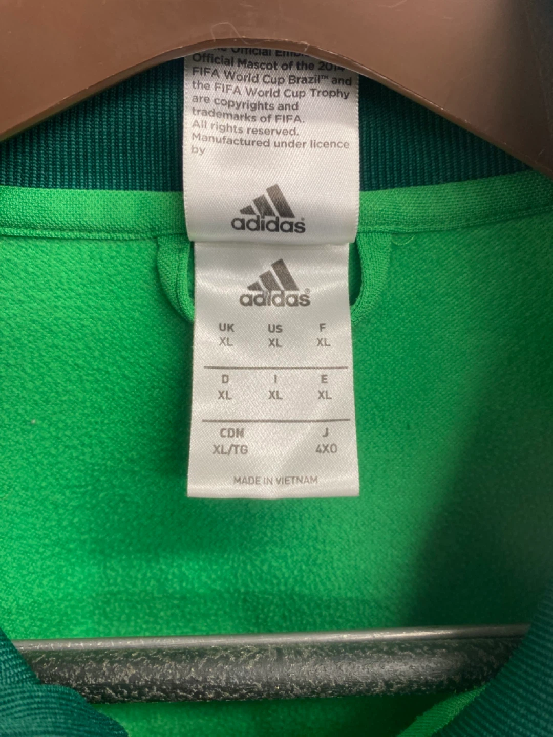 Adidas FIFA World Cup 2014 “Viva Mexico” Soccer Jacket - XL - photo 4