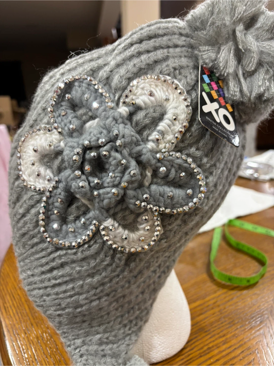 XO Winter Collection Gray Knit Hat - photo 2