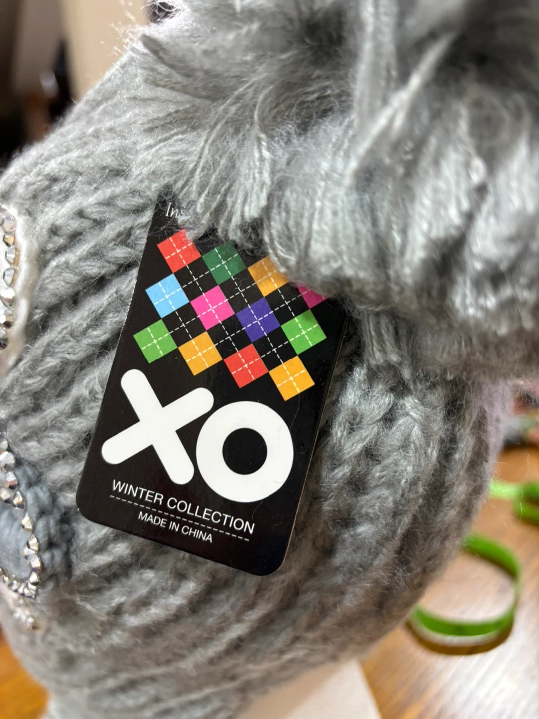 XO Winter Collection Gray Knit Hat - photo 3