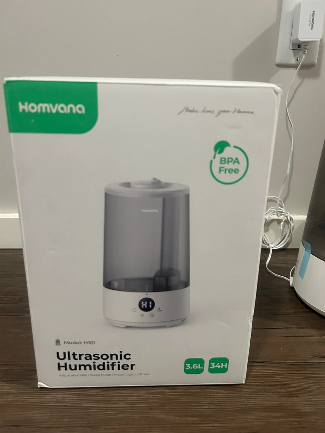 Homvana H101 Ultrasonic Humidifier - photo 2
