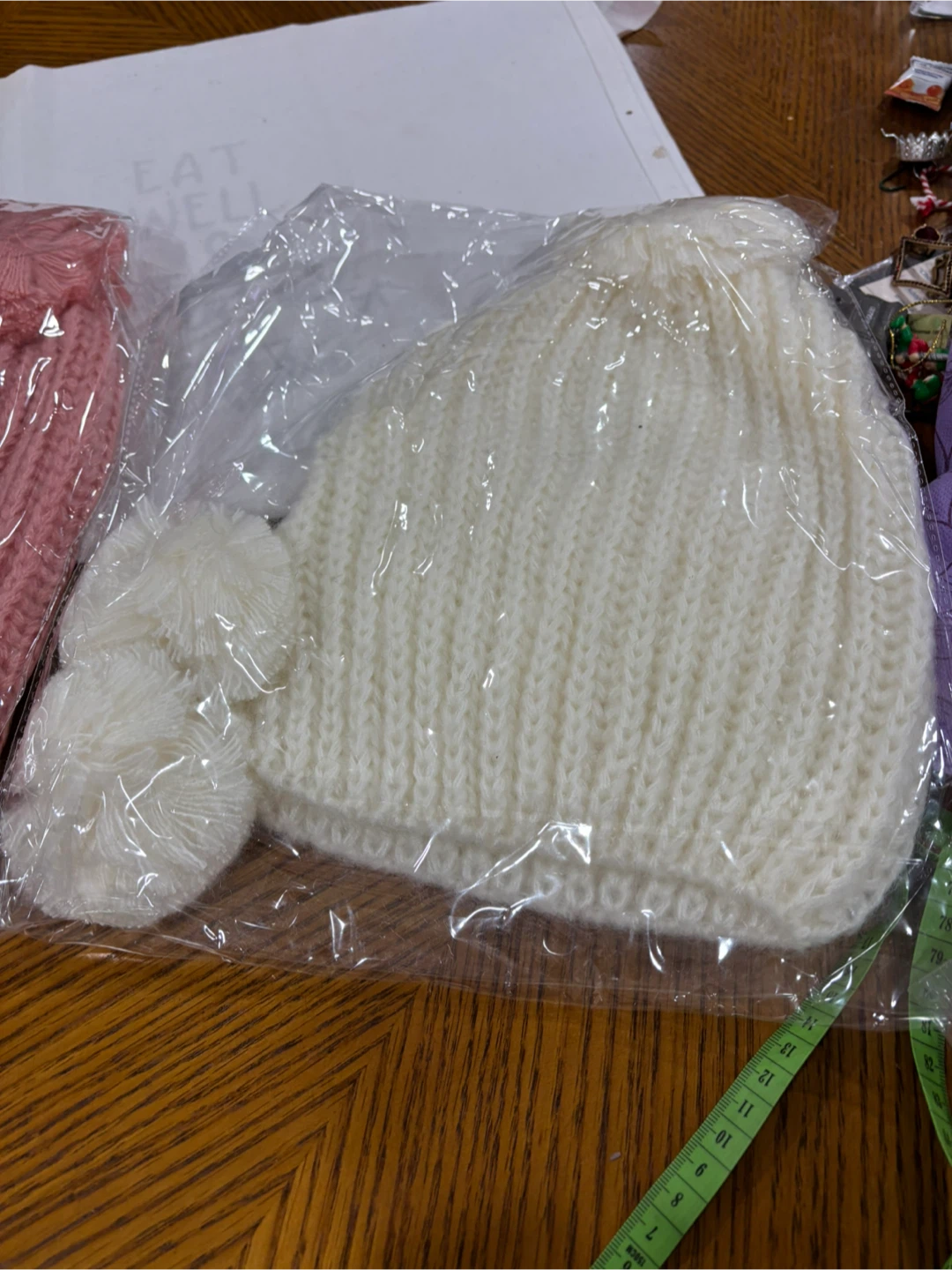 XO Winter Collection White Knit Beanie - photo 3
