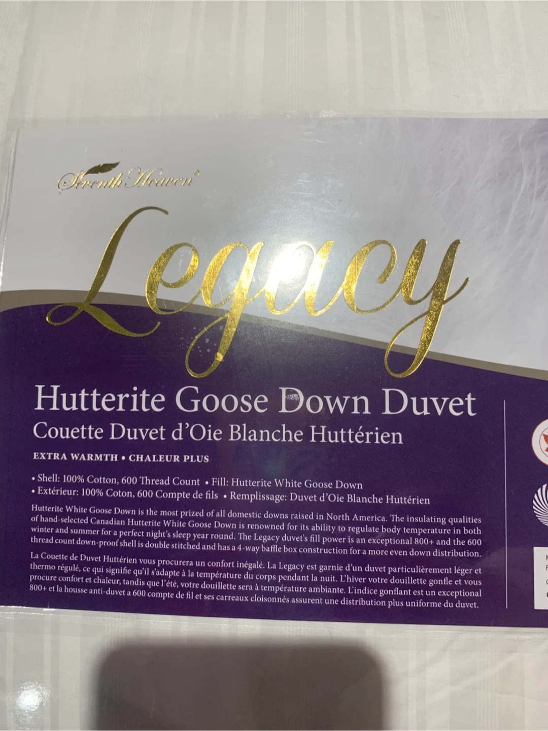 Legacy Hutterite Goose Down Duvet - Twin image indicator(2)
