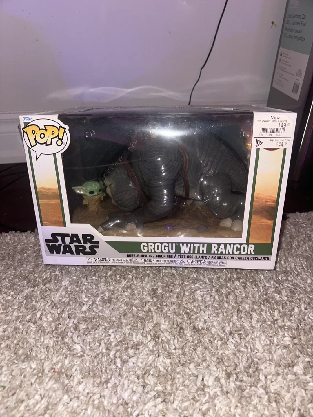 Funko Pop! Star Wars Grogu With Rancor #587