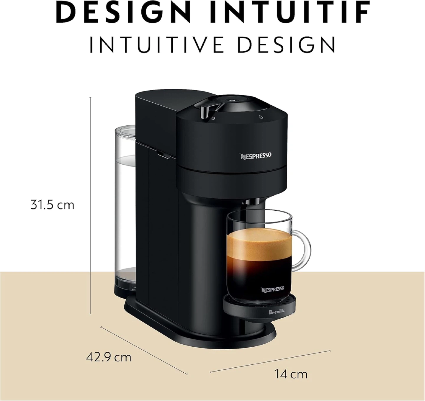 Nespresso Vertuo Next Coffee Machine - Black (used) - photo 4