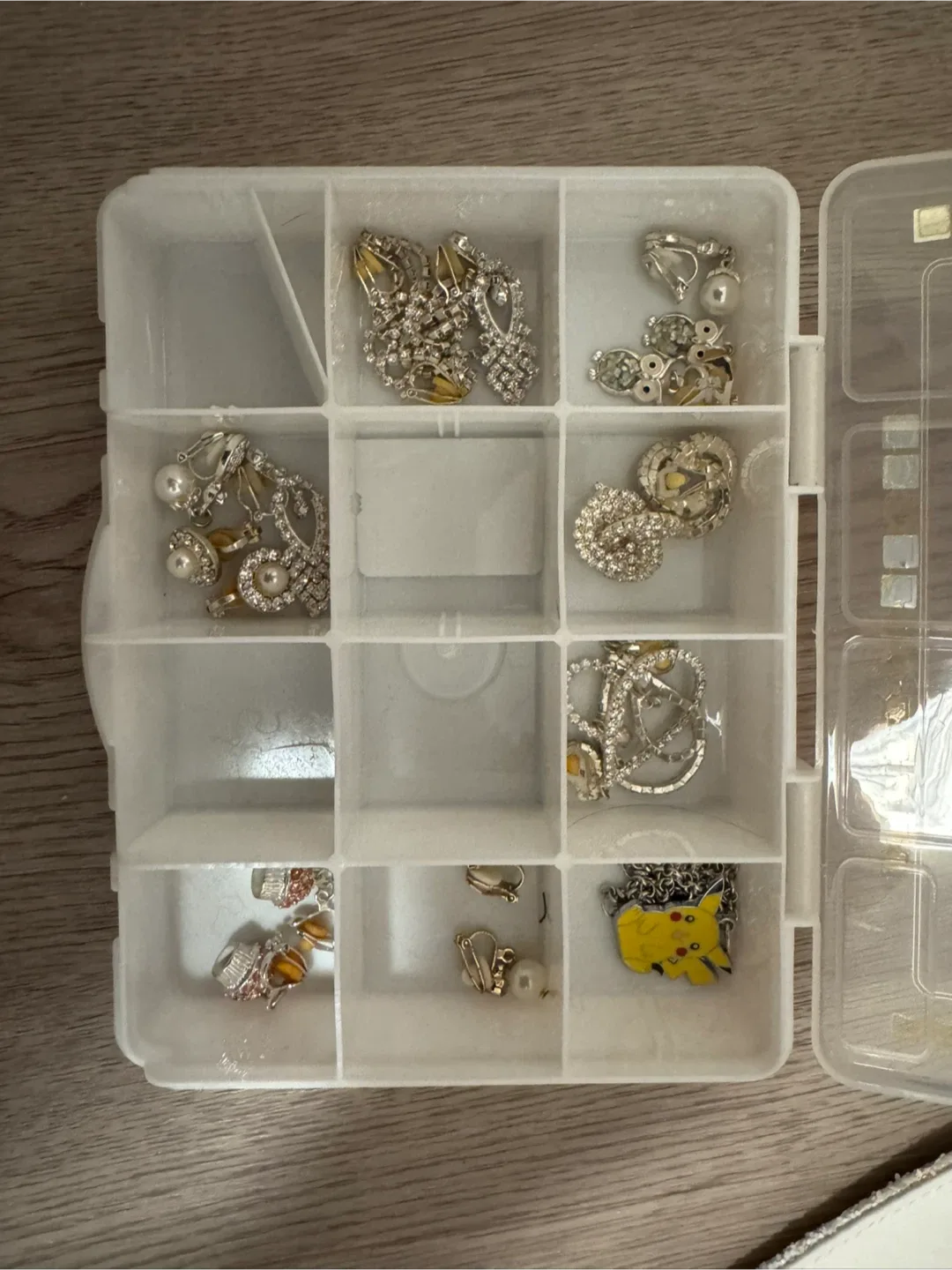 Assorted Earrings & Necklace in Organizer