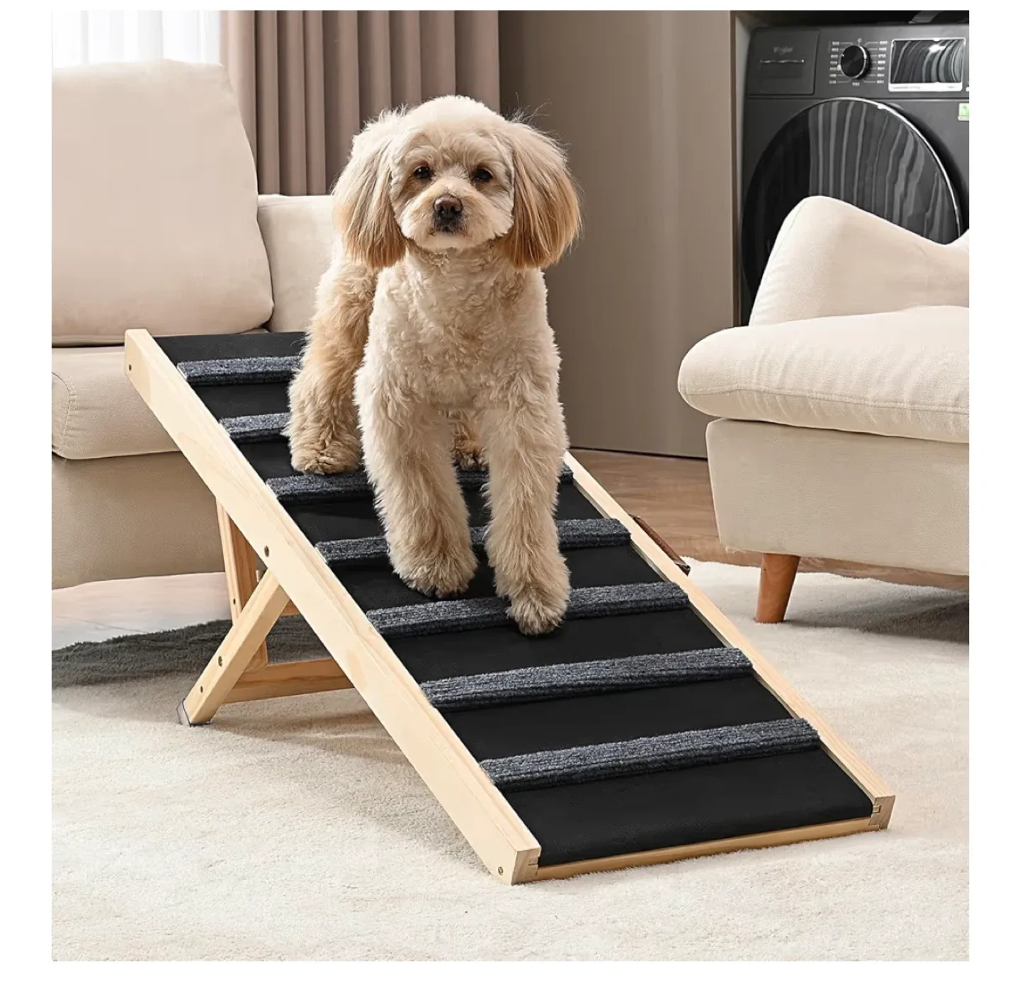 Vevor Dog Ramp - Pine Wood image indicator(2)