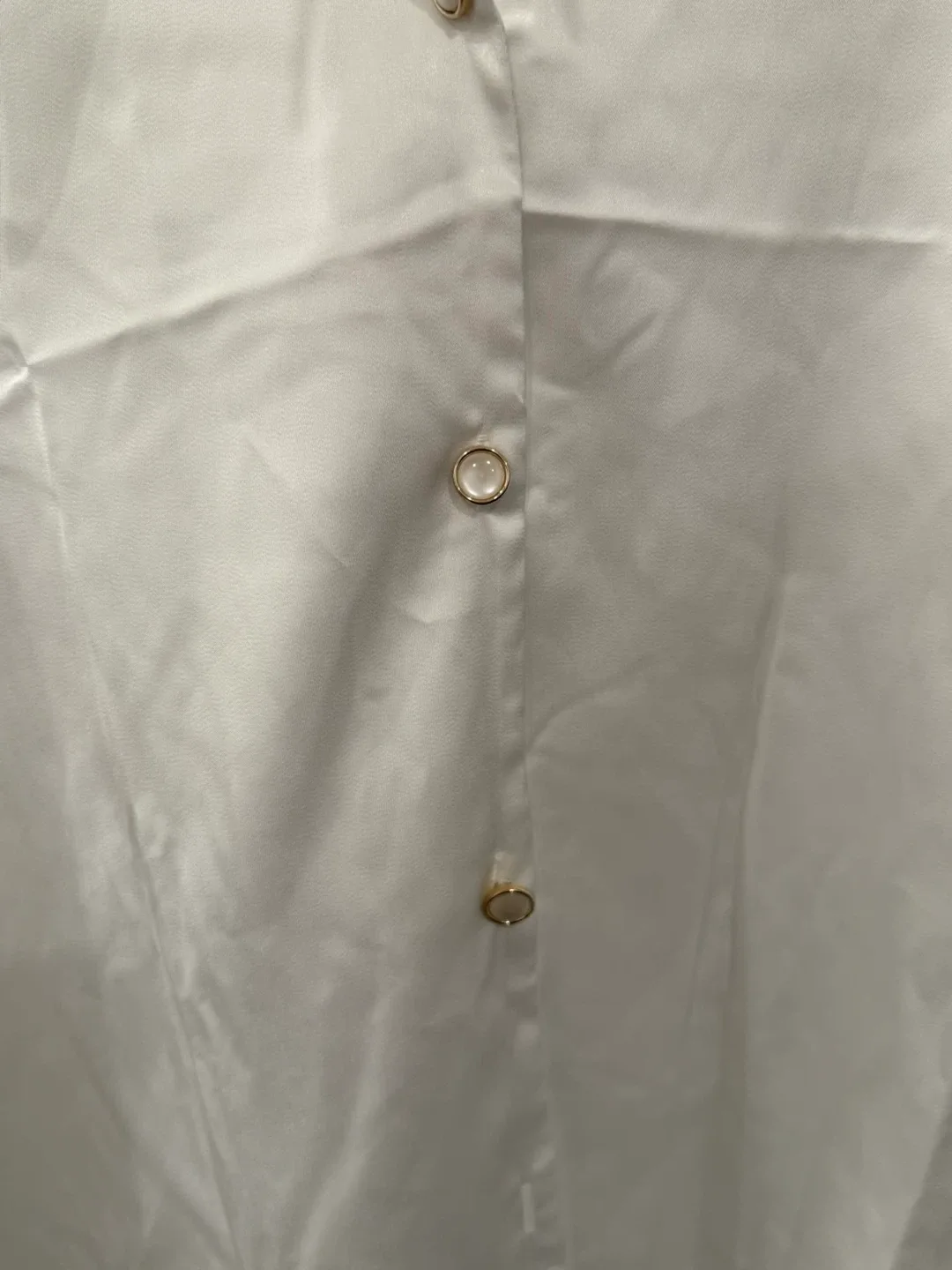 Lovito White Button-Down Shirt image indicator(3)