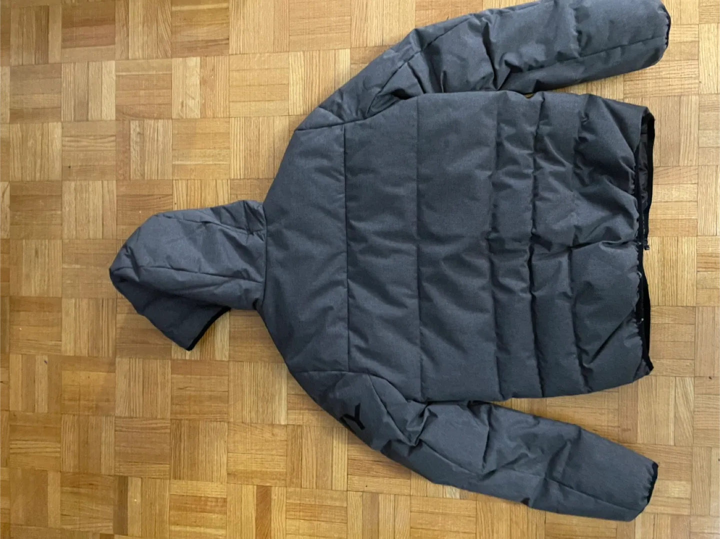 DKNY Grey Puffer Jacket image indicator(2)